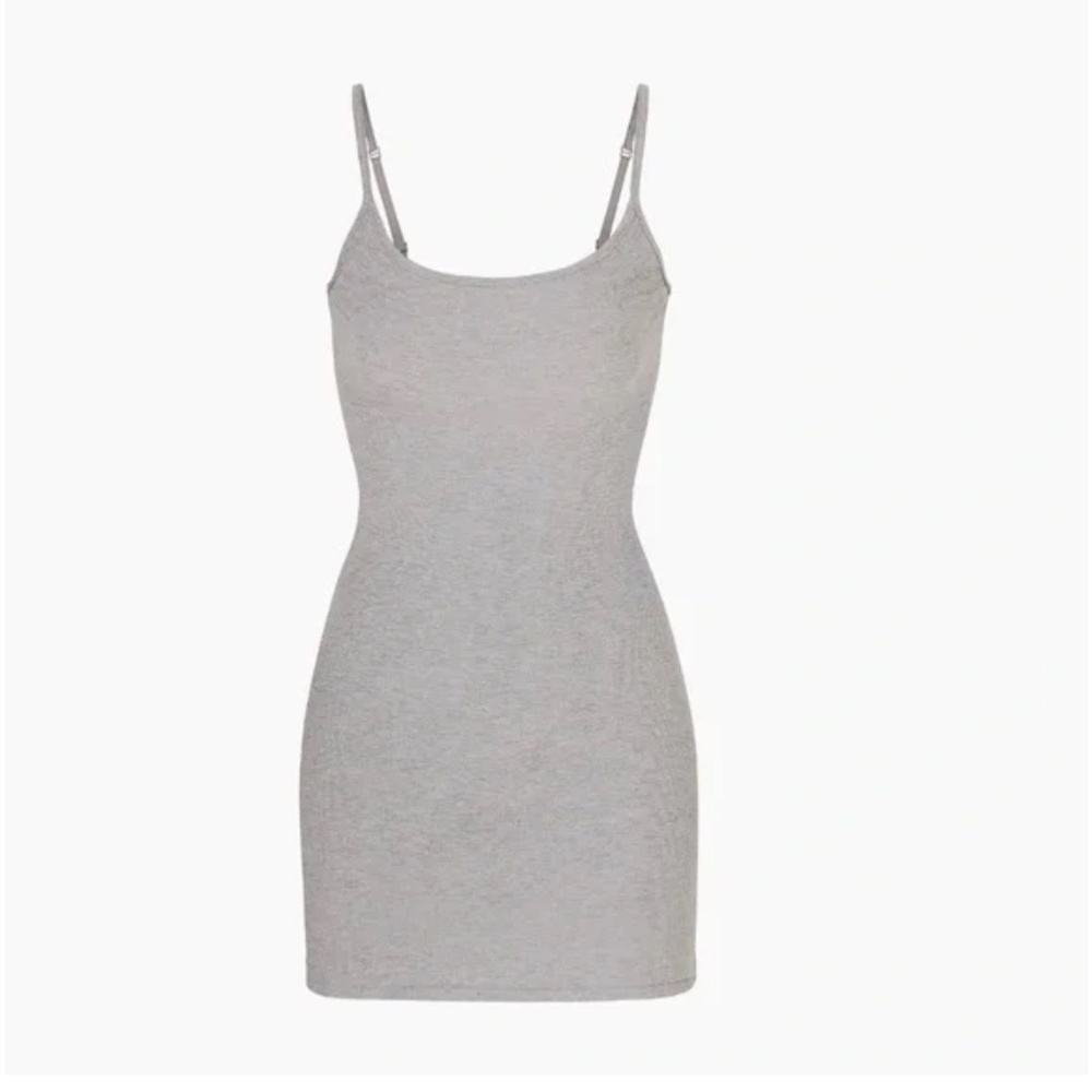 Skims bodycon short grey dress BNWT